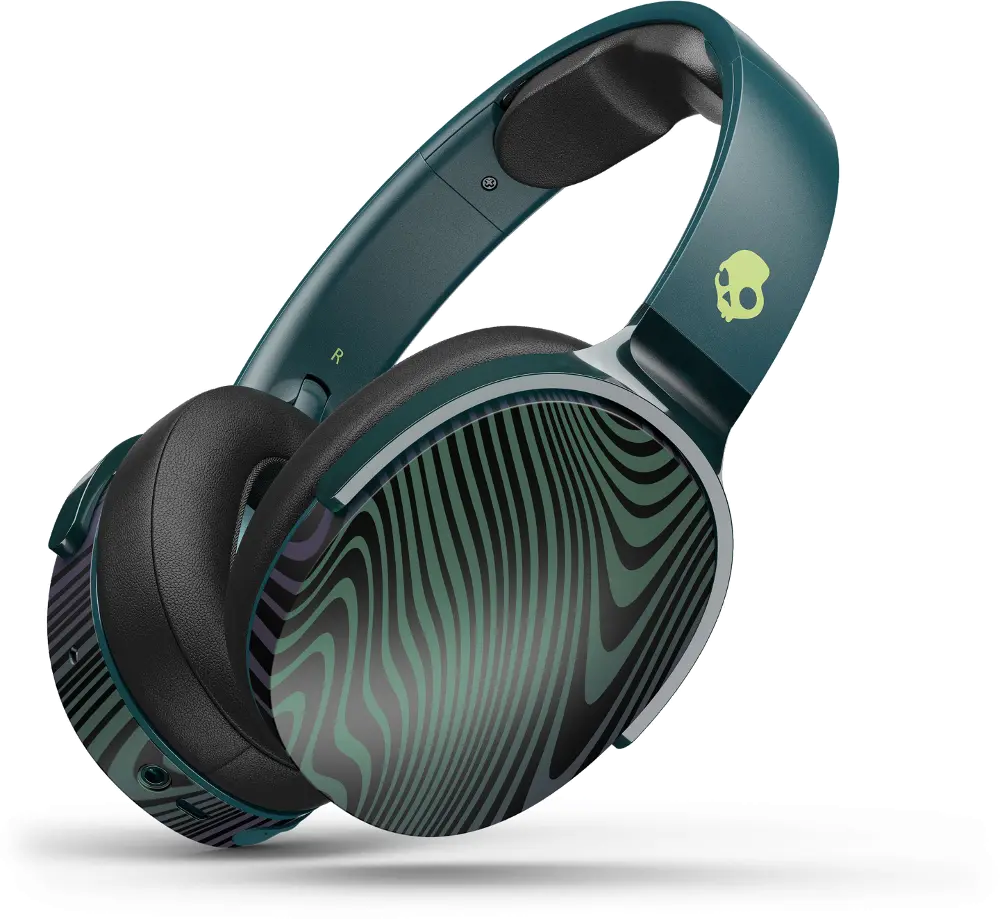 S6HTW-L638,TRP,HESH3 Skullcandy Hesh 3 Wireless Headphones - Psycho Tropical Green-1