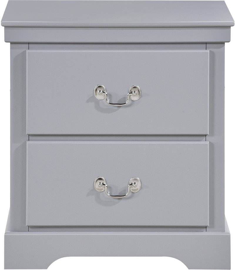 Clearance Seabright Gray Nightstand