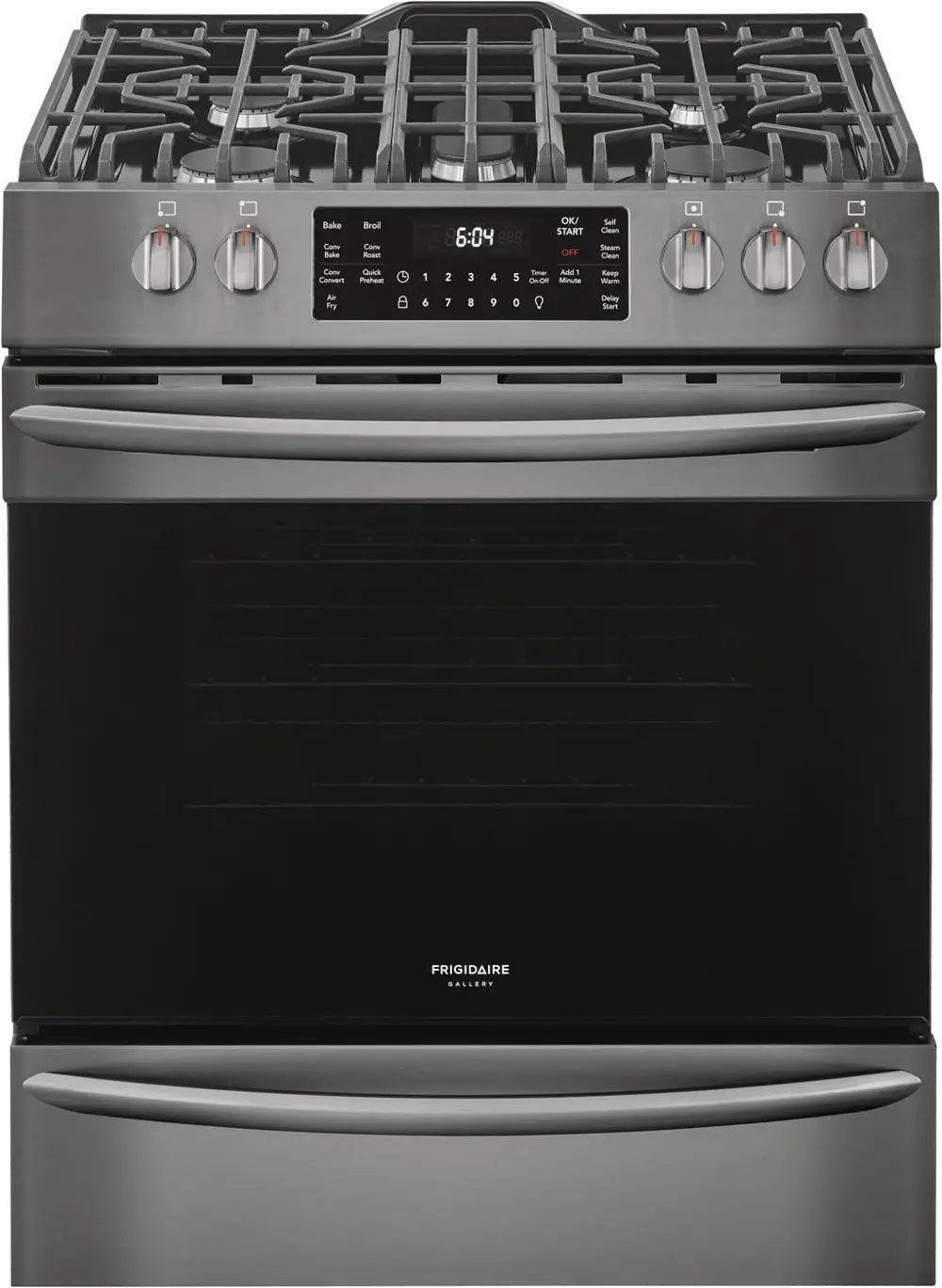FGGH3047VD Frigidaire Gallery 5.6 cu. ft. Gas Slide-in Range with Convection Cooking - 30 Inch Black Stainless Steel-2