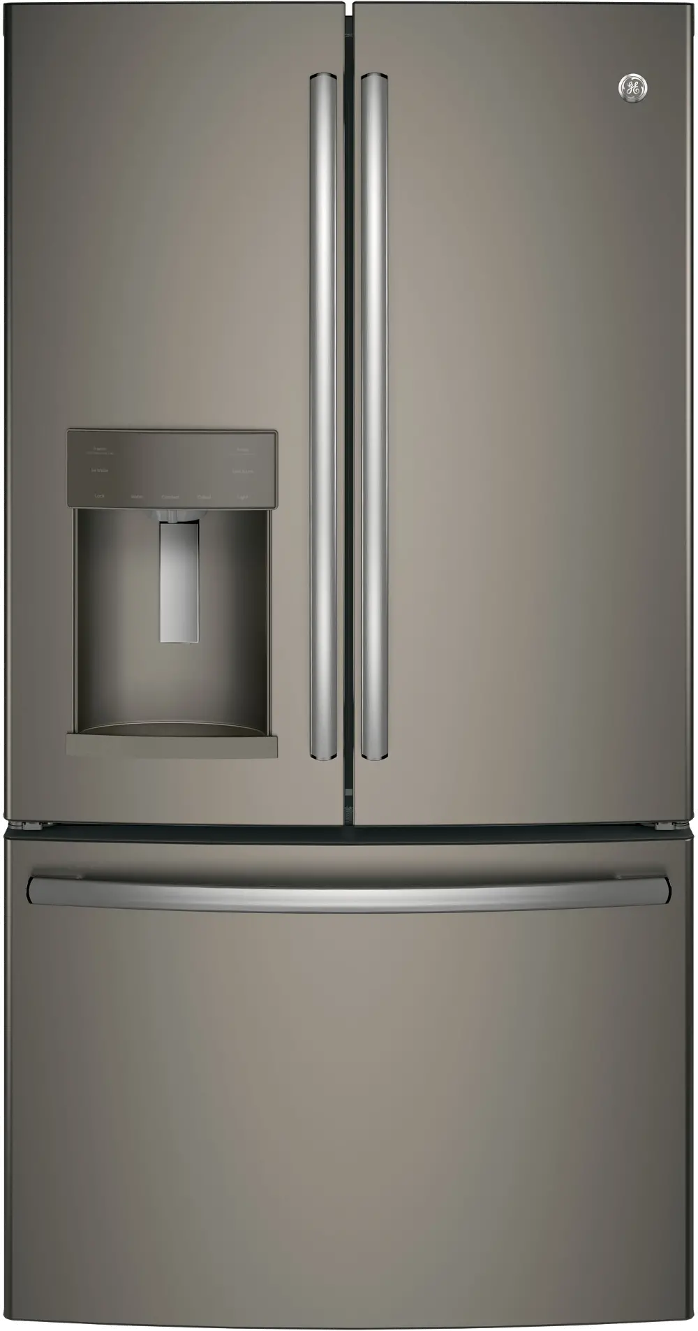 GYS22GMNES GE Counter Depth French Door Refrigerator - 22.2 cu. ft., 36 Inch Slate-1