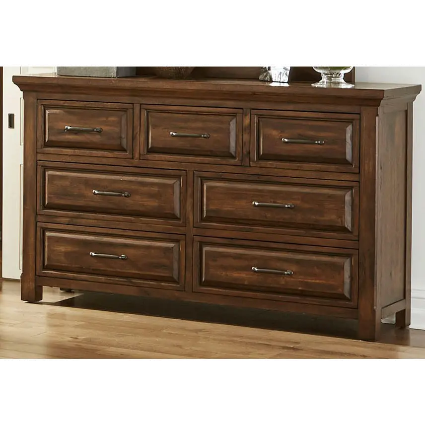 Hillcrest Brown Dresser-1