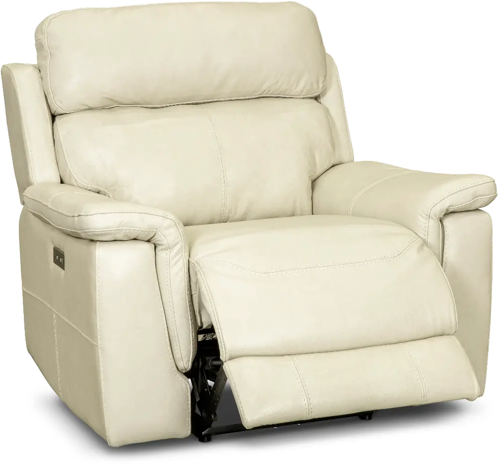 Integrity Pearl Leather-Match Power Recliner-1