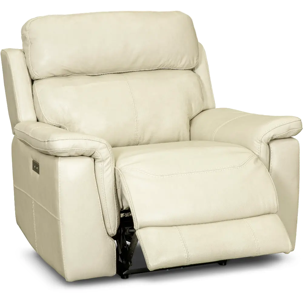 Integrity Pearl Leather-Match Power Recliner-1