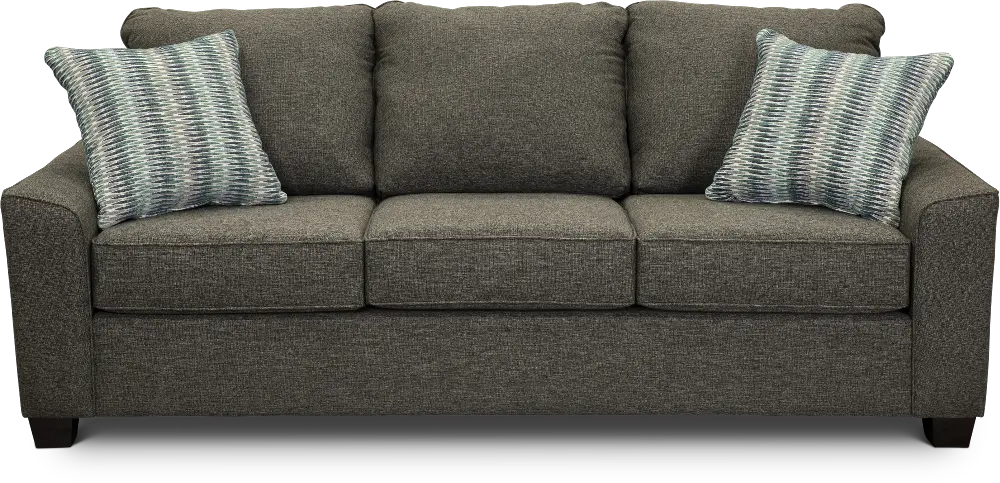 Contemporary Charcoal Gray Sofa - Paxton-1