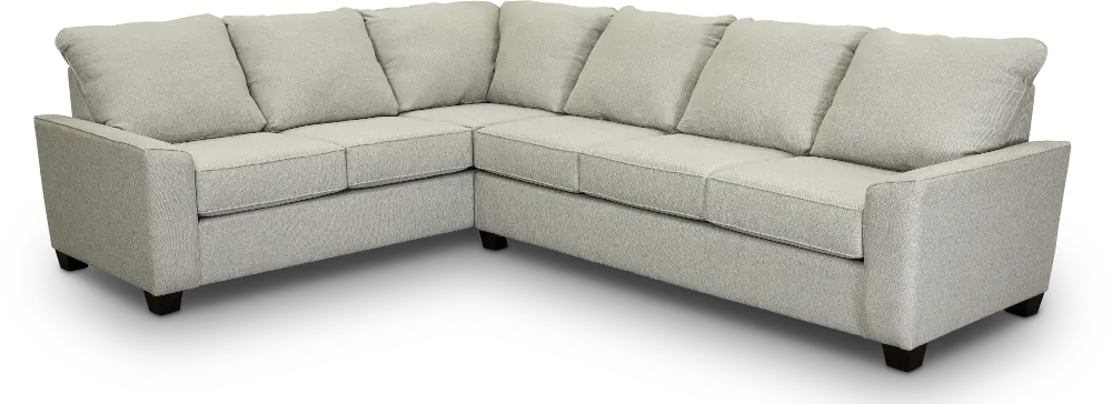 Linen 2 Piece Sectional Sofa with RAF Sofa - Paxton-1