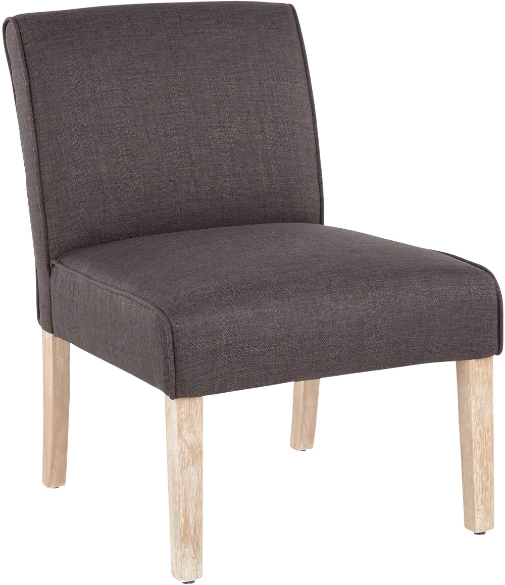 CHR-VNEO-WWGY Contemporary Gray Armless Accent Chair - Vintage Neo-1