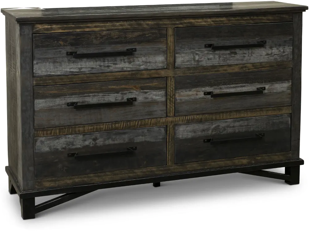 Loft Rustic Gray Dresser-1