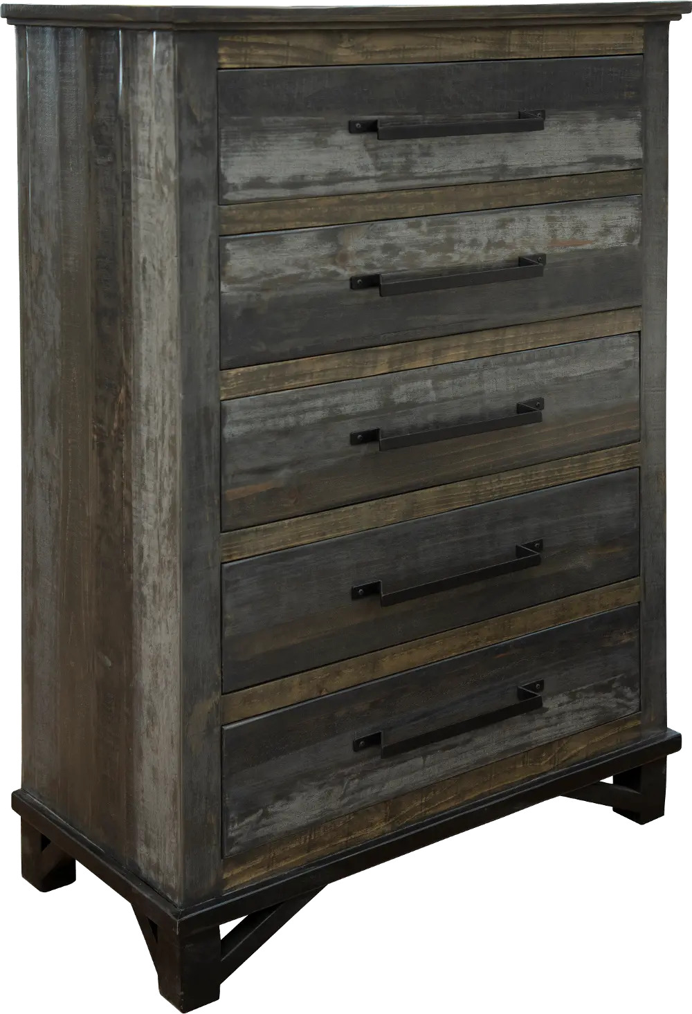 Loft Rustic Gray Chest of Drawers-1