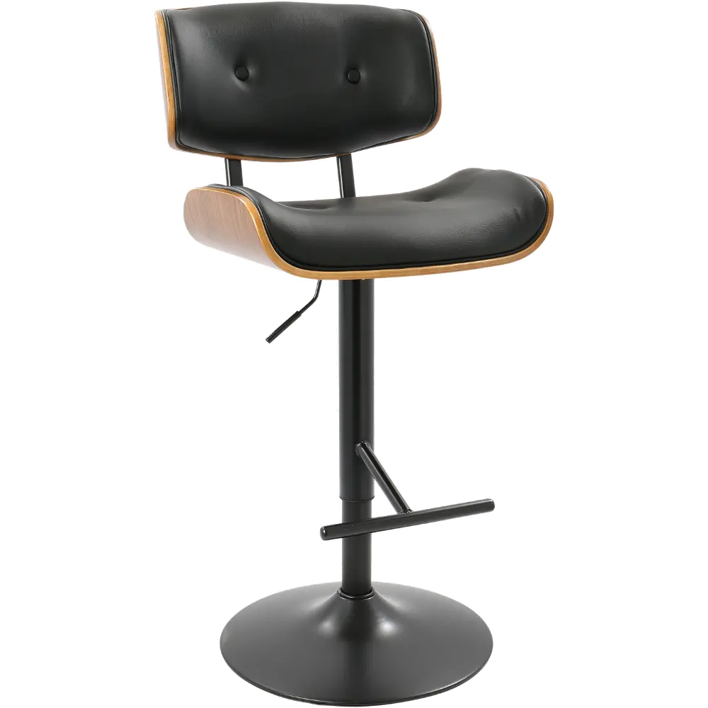 BS-JY-LMB WL+BK Lombardi Mid Century Modern Bar Stool-1