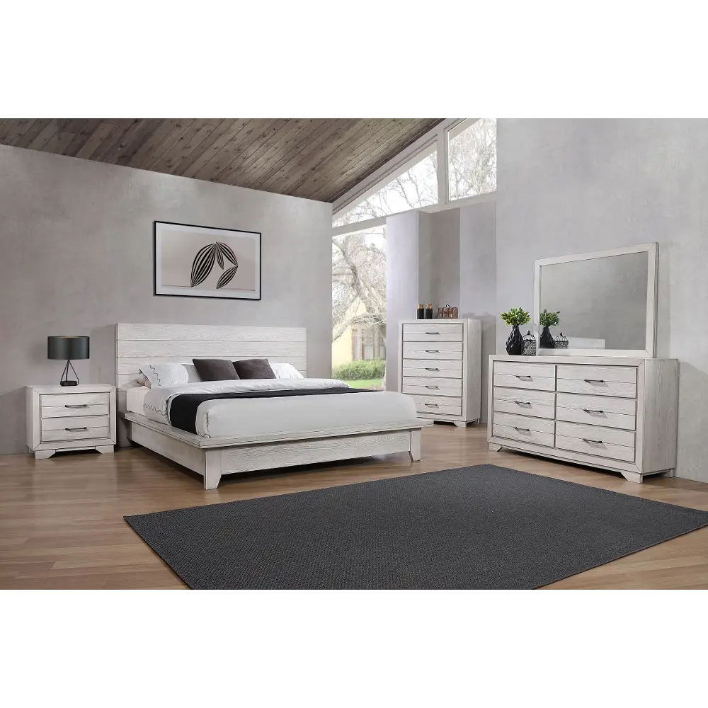 White Sands 4 Piece Queen Bedroom Set-1