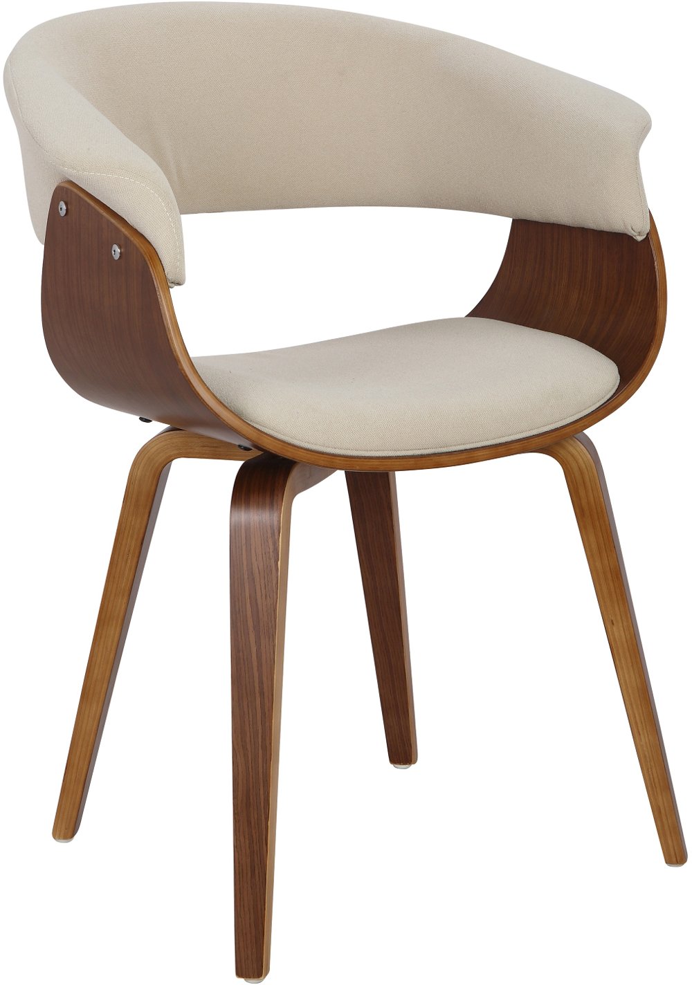 111600375 Vintage Mod Cream Dining Room Chair sku 111600375