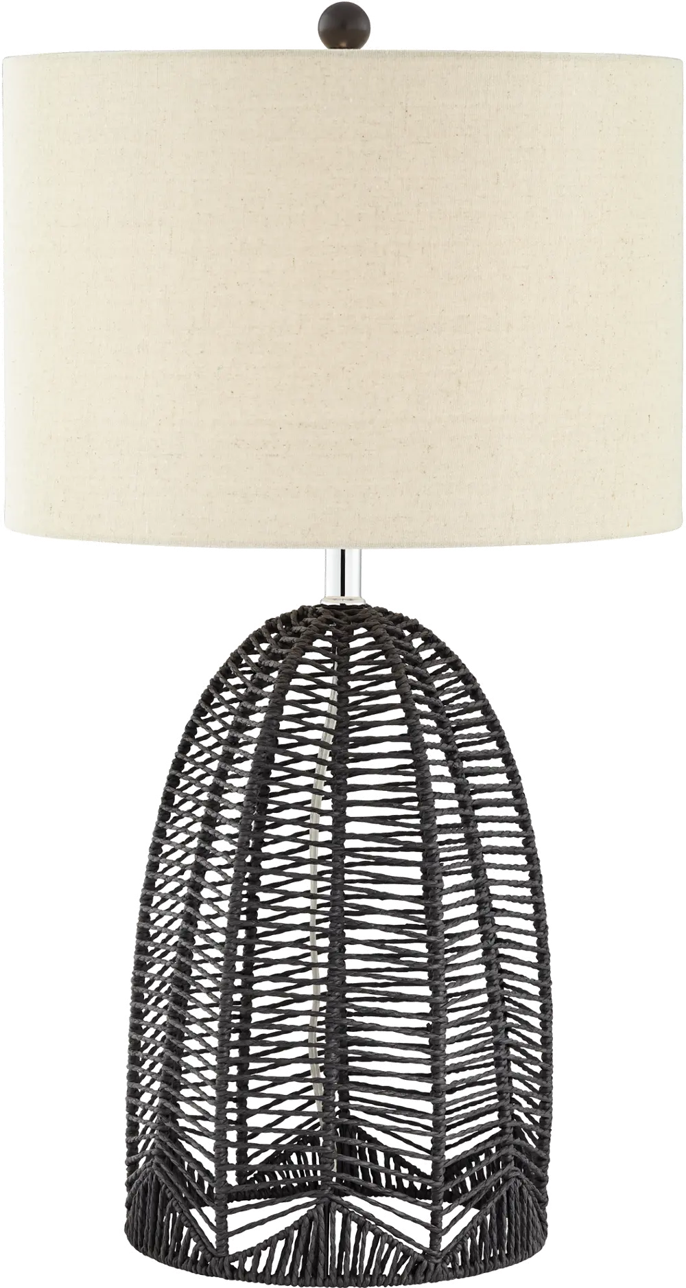 Black Rope Cage Table Lamp - Aria-1