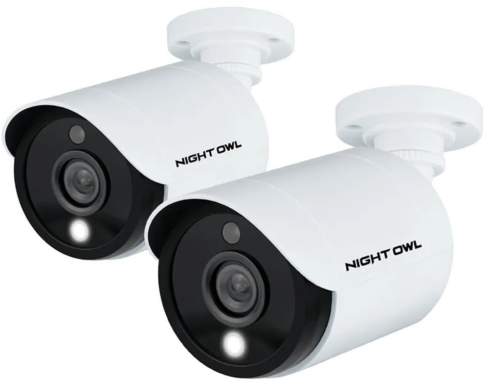 Night Owl Add–On 1080p HD Wired Cameras with Built-in Spotlights (2-pack)-1