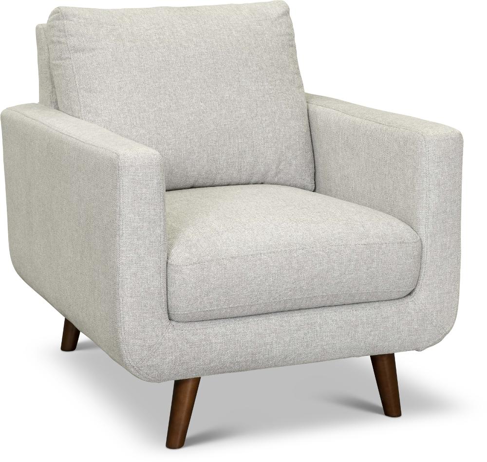 Modern Light Gray Chair - Parker