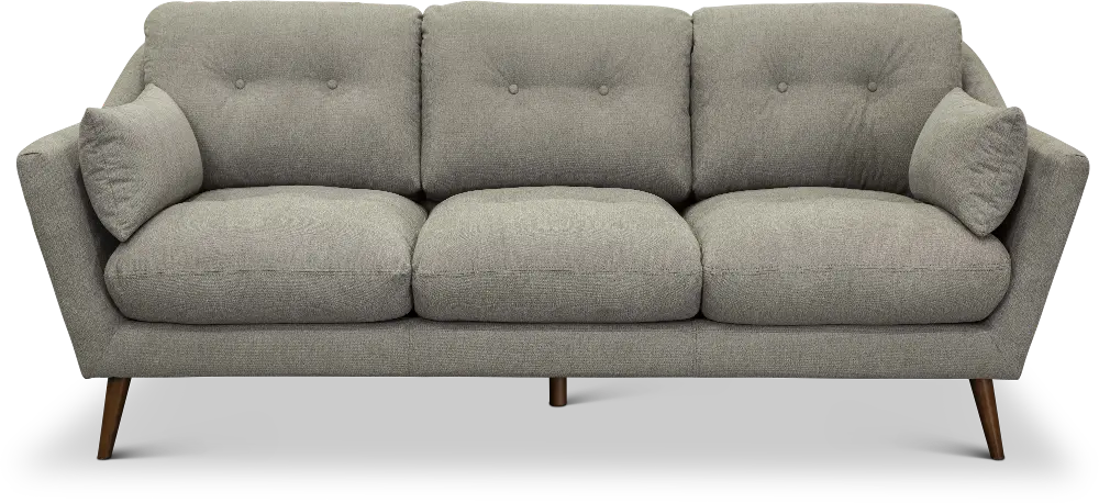 Mid Century Modern Gray Sofa - Ethan-1