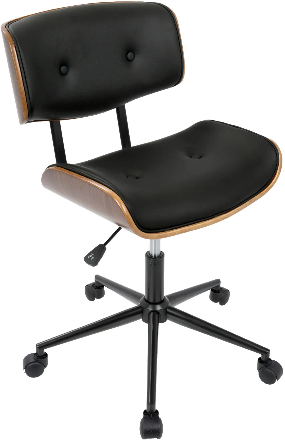 OC-JY-LMB-WL+BK Lombardi Black Office Chair-1