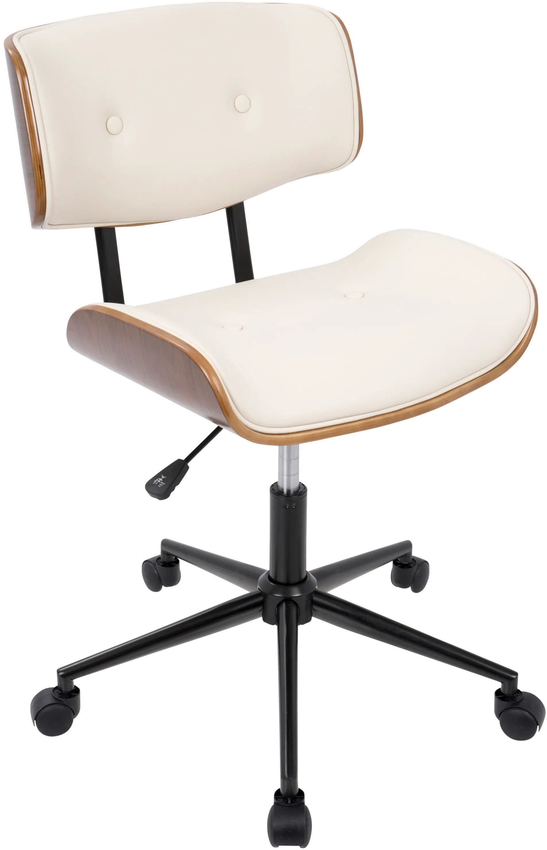 OC-JY-LMBWL+CR Lombardi Mid Century Modern Office Chair sku OC-JY-LMBWL+CR