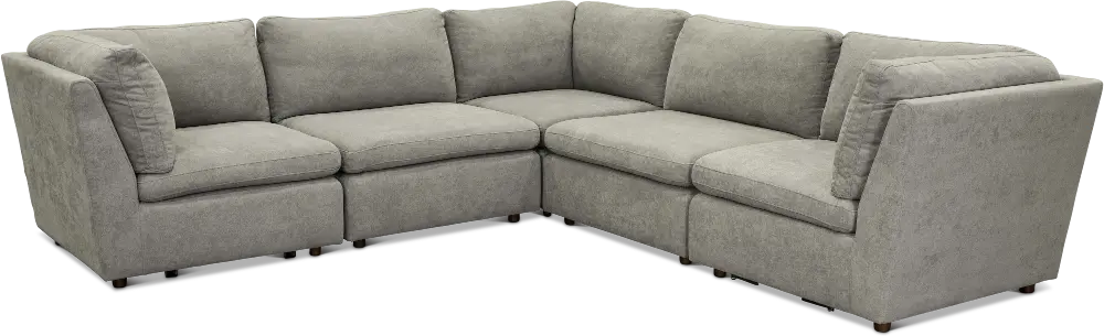 Carter Gray 5 Piece Sectional-1