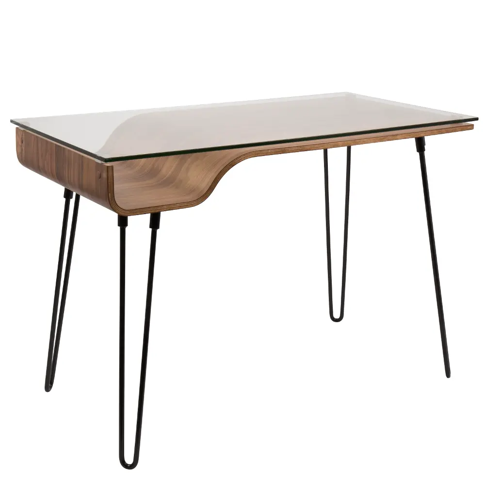 OFD-AVERY-WL Avery Black and Brown Desk-1