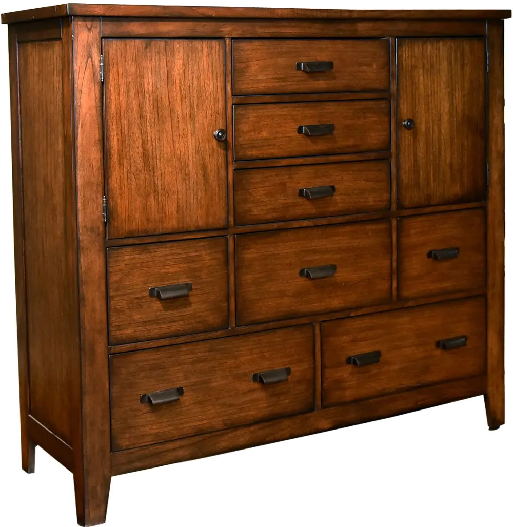 Country Roads Brown Oversized Dresser-1