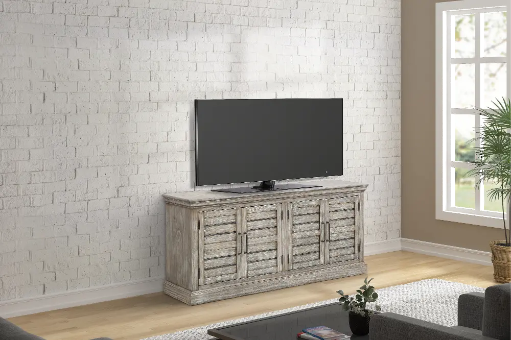 Weathered Gray 68  TV Stand-1