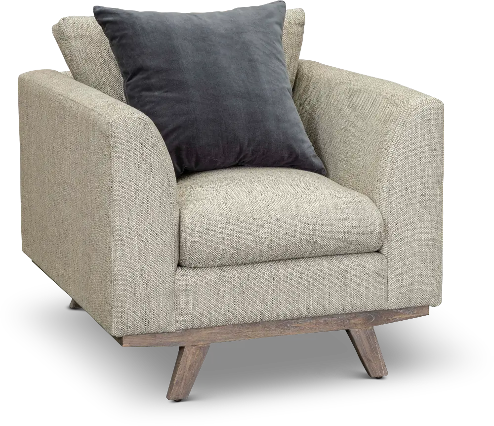 Casual Modern Khaki Chair - Bexley-1
