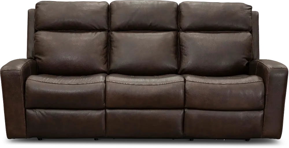 Cody Brown Leather-Match Power Reclining Sofa-1