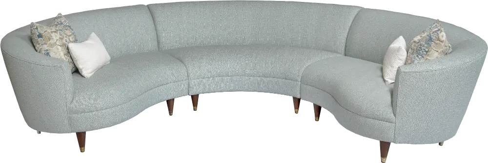 3PC/CLEO/MIST/OPT2 Cleo 3-Piece Curved Sectional-1