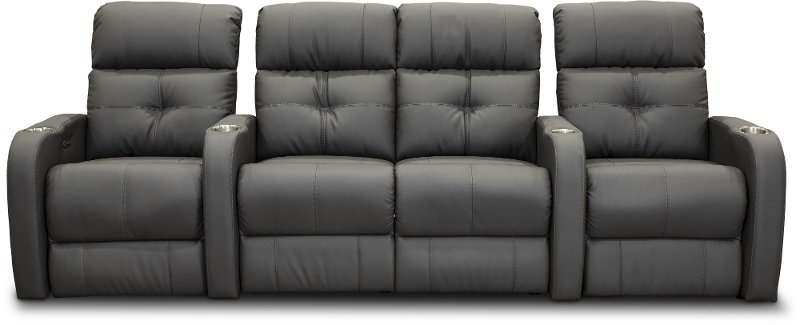 Home Theater Seating Hts Rc Willey, Leather Theater Sofa