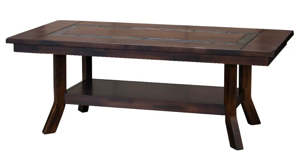 Santa Fe Brown Coffee Table-1