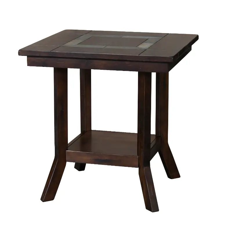 Santa Fe Brown End Table