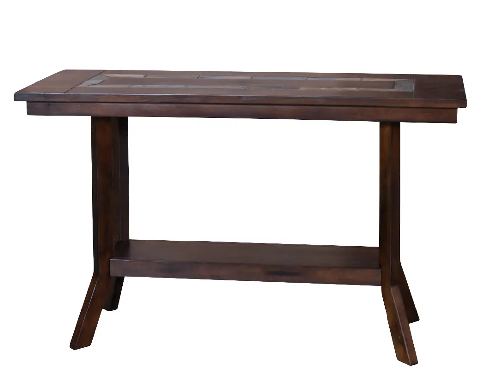 Santa Fe Mahogany Sofa Table-1