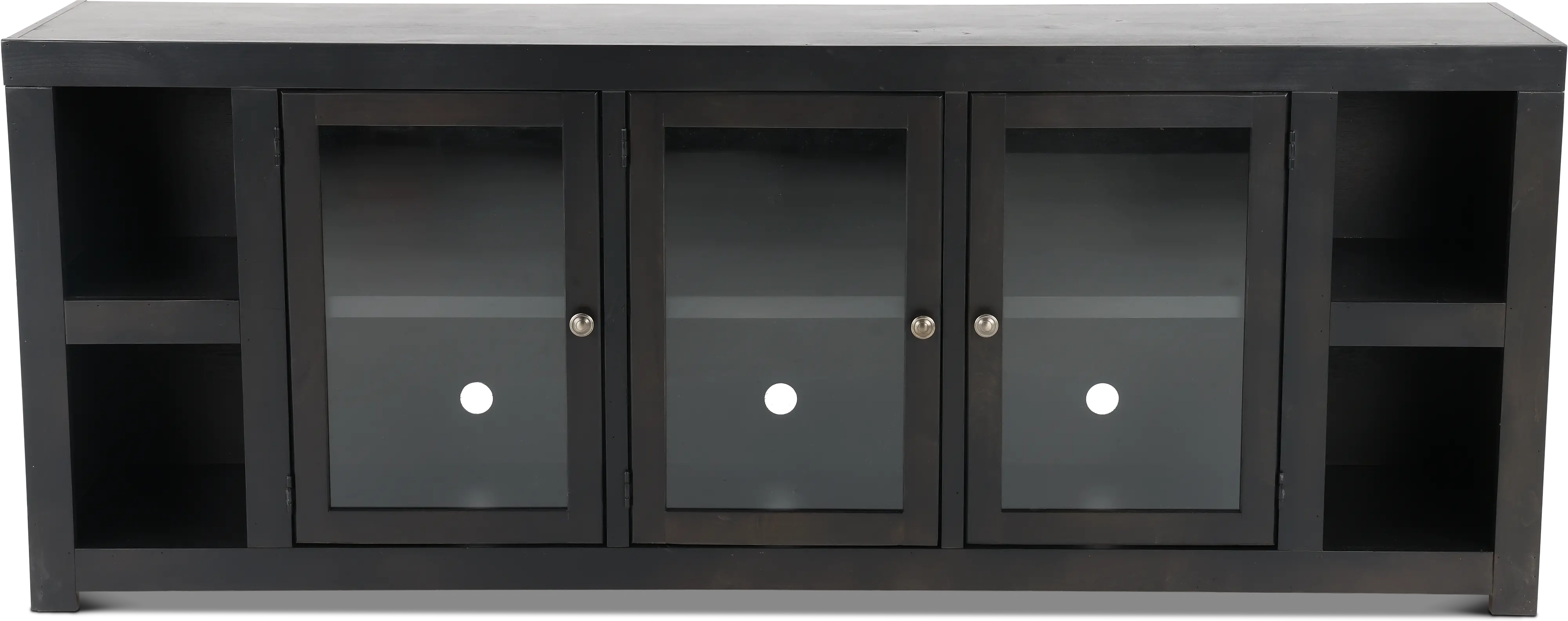 Avery Loft Ghost Black 84 TV Stand