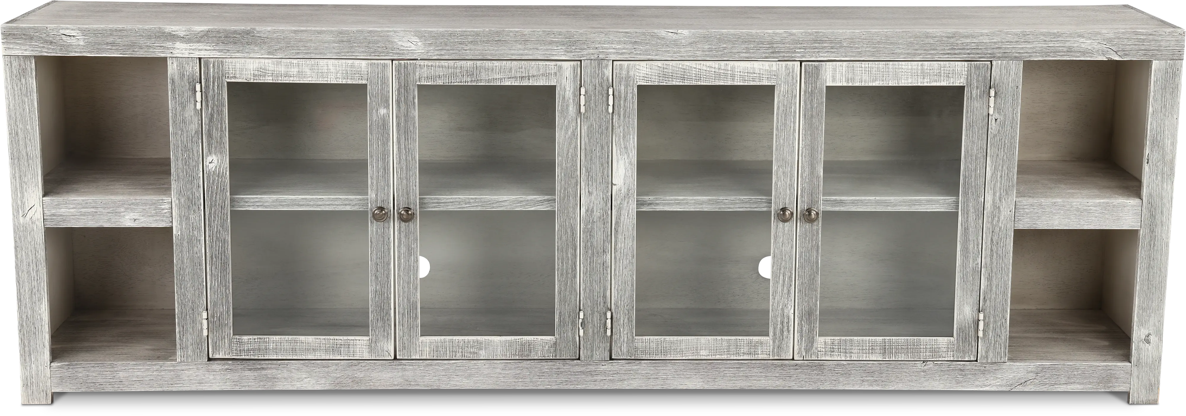 Avery Loft Limestone Gray 97 TV Stand