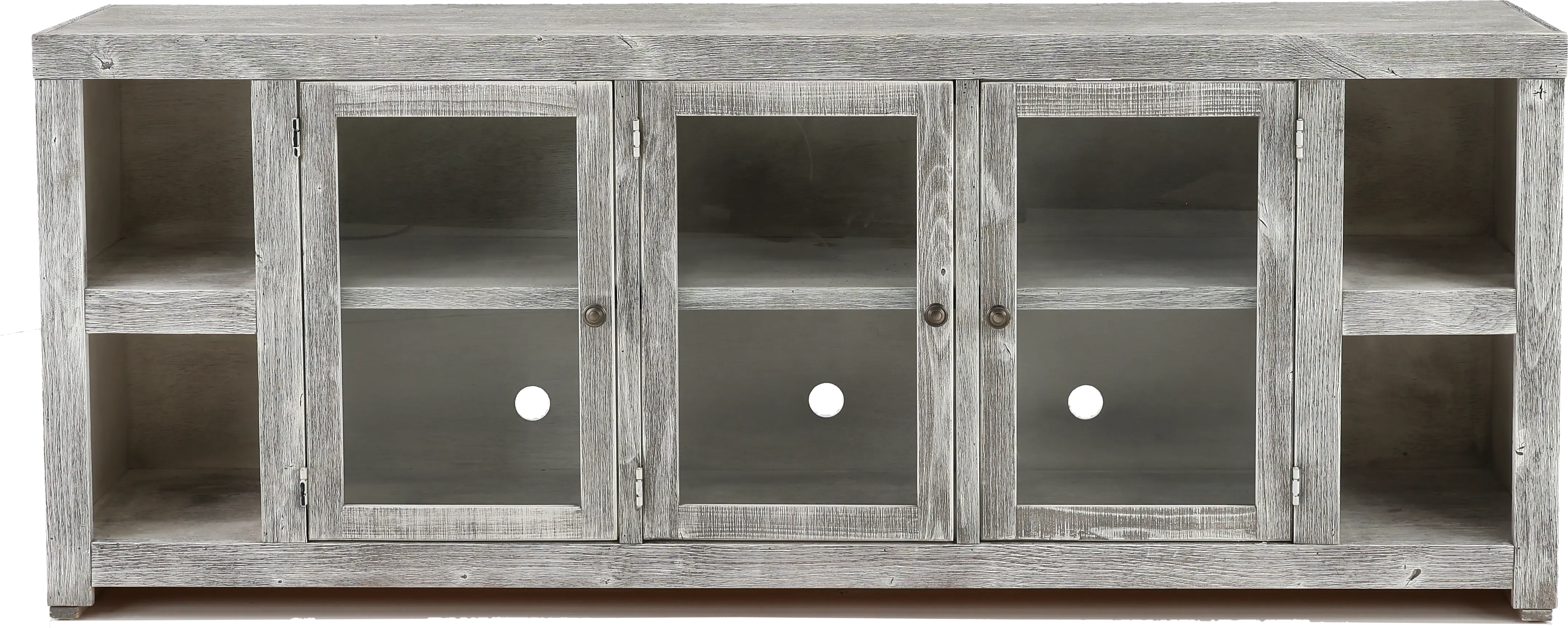 Avery Loft Limestone Gray 84 TV Stand