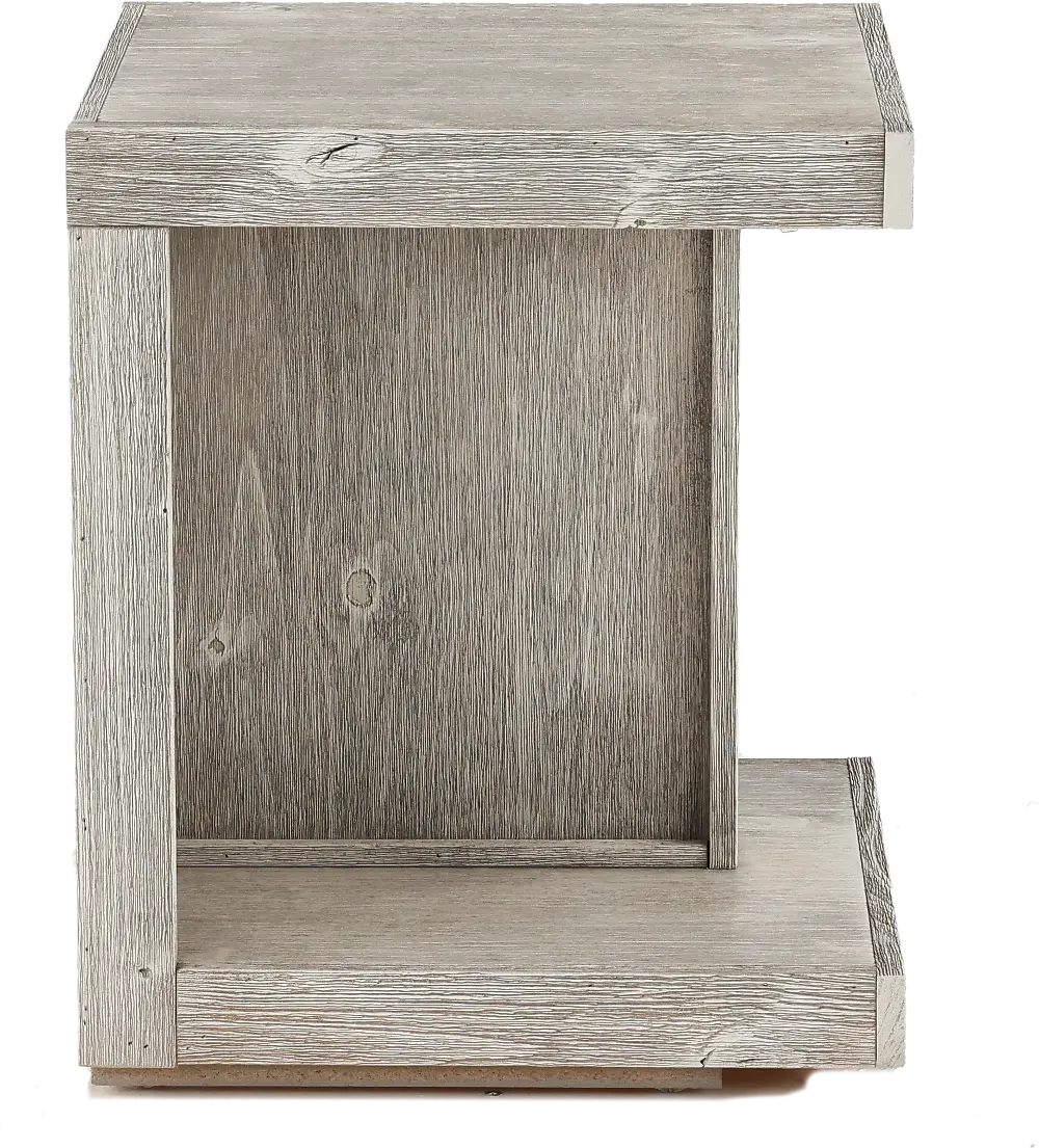 Avery Loft Limestone Gray End Table-1