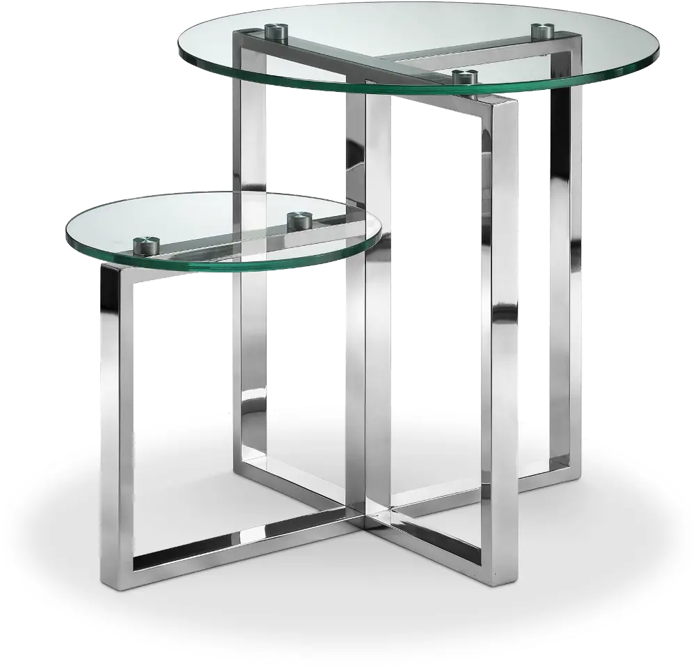 Medlock Chrome End Table-1