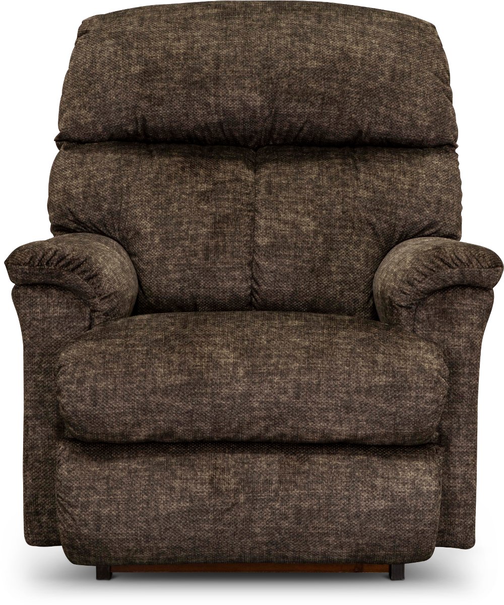 Reed Walnut Brown Manual Rocker Recliner