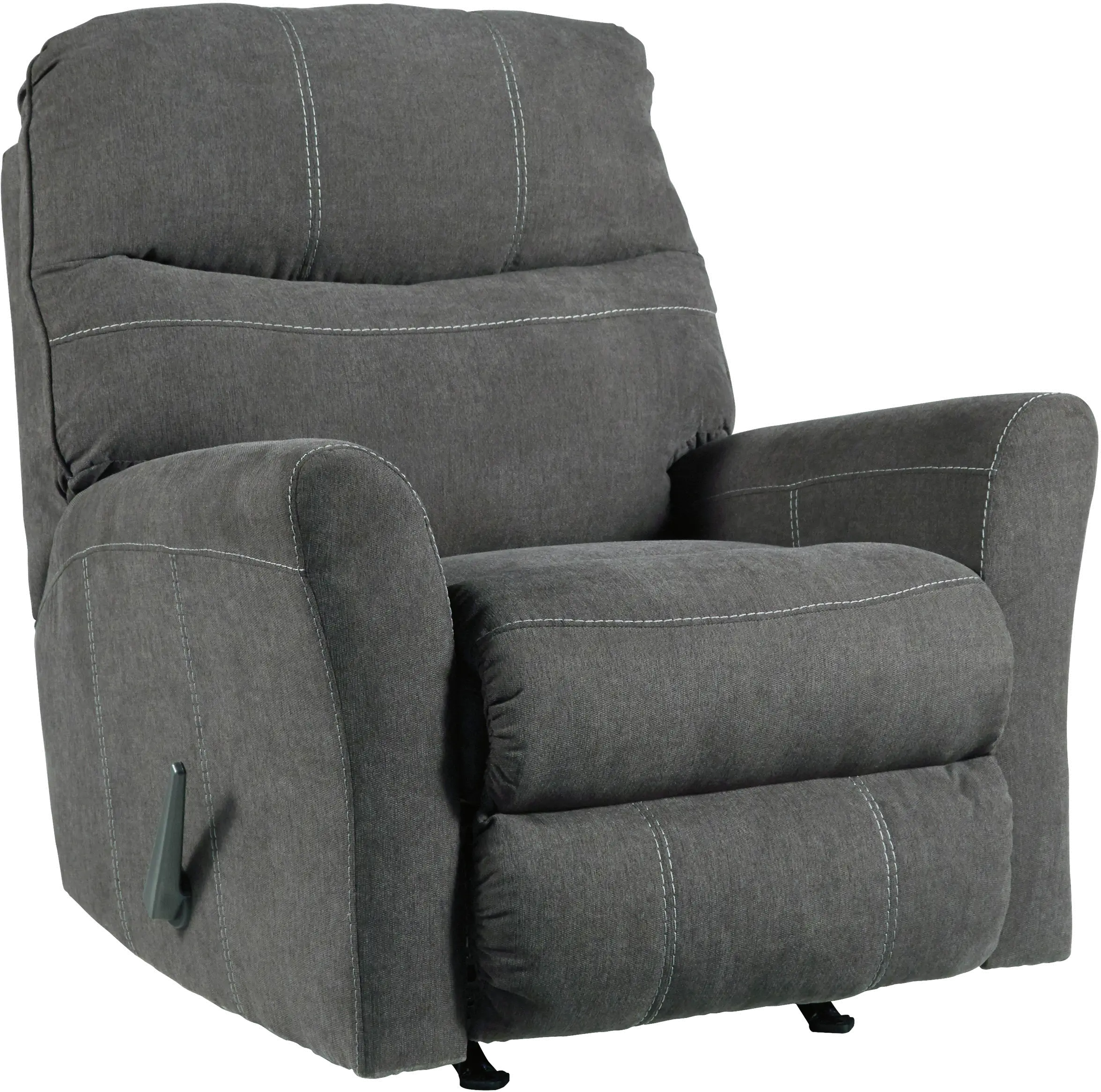 Maier Charcoal Gray Rocker Recliner