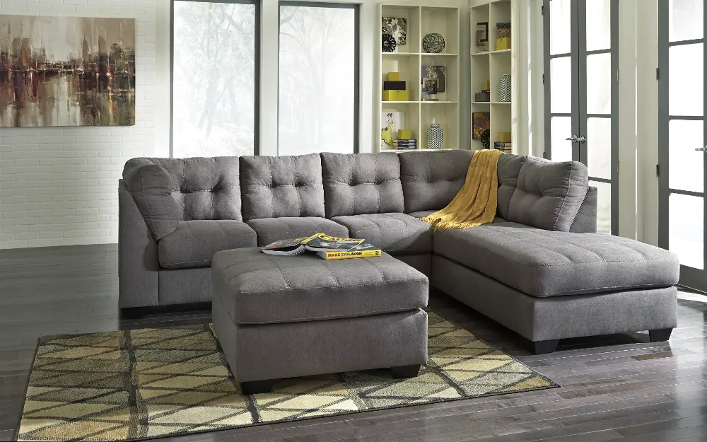 Maier Gray 2 Piece Sectional-1