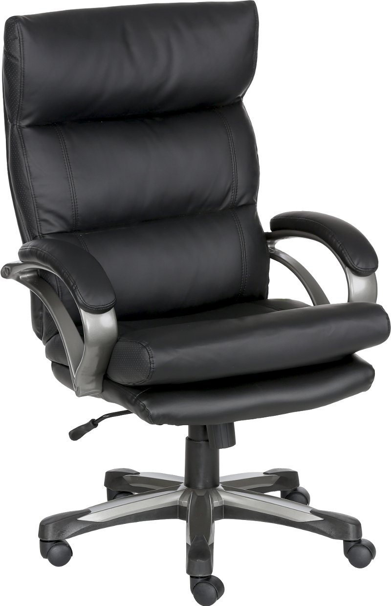 Black Big and Tall Executive Office Chair - | RC Willey Furniture Store