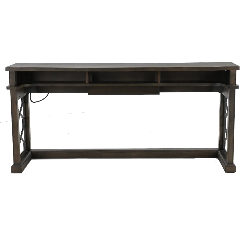 Sun Smokey Gray Sofa Table-1