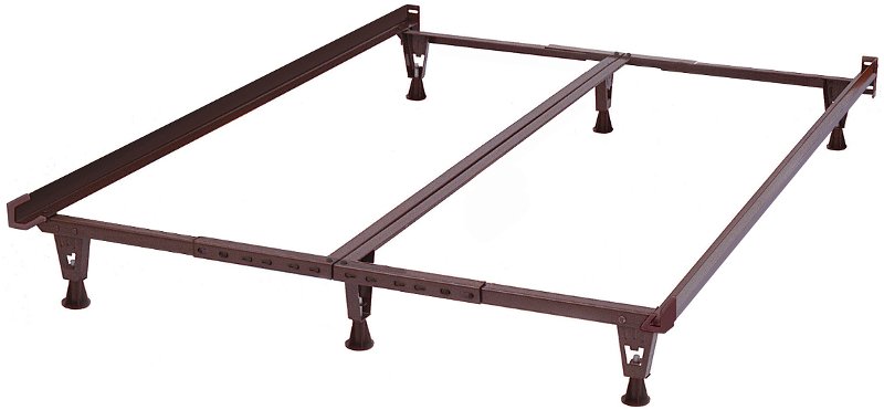 Brown Steel Universal Standard Bed, Standard Width Of A Twin Bed Frame