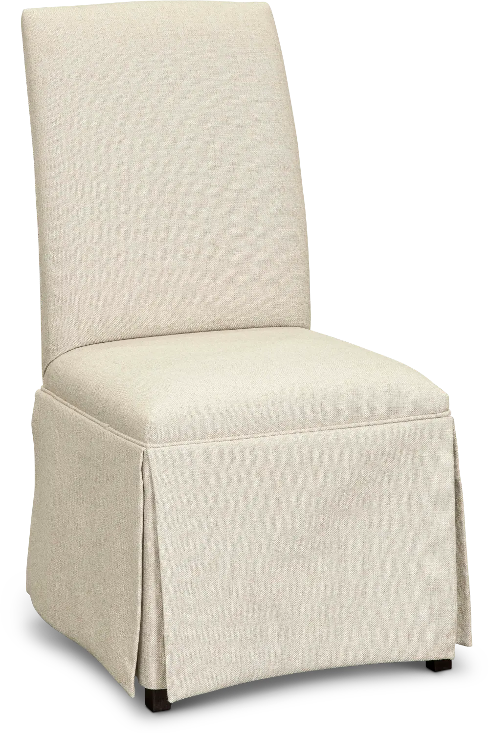 Cream Upholstered Dining Room Chair - Parsons-1