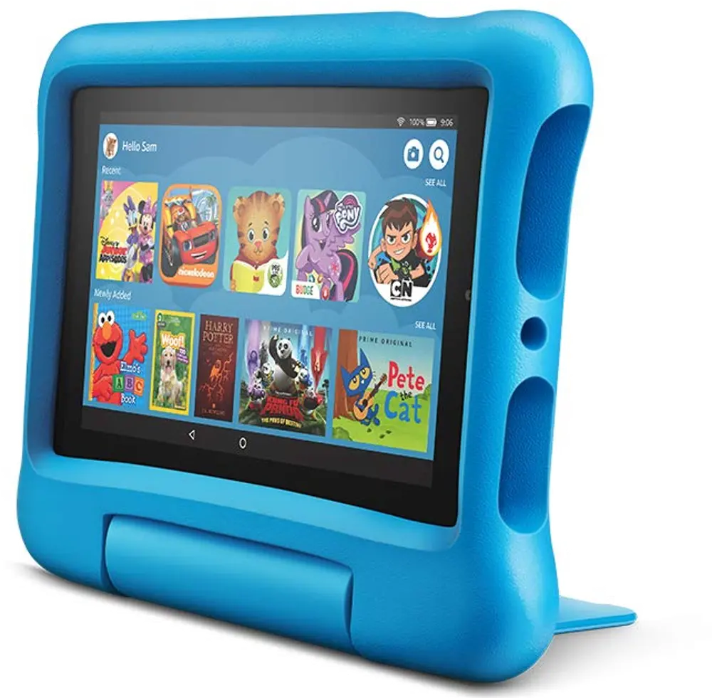 B07H8WS1FT Amazon Fire 7 Kids Edition Tablet 7  Display 16GB - Blue-1