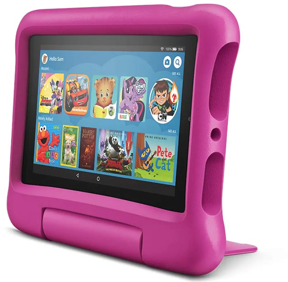 B07H8ZCSL9 Amazon Fire 7 Kids Edition Tablet 7  Display 16GB - Pink-1