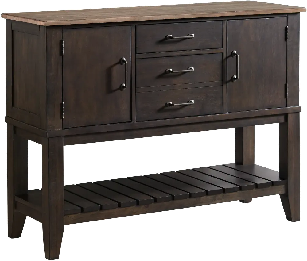Beacon Black and Brown Dining Sideboard-1