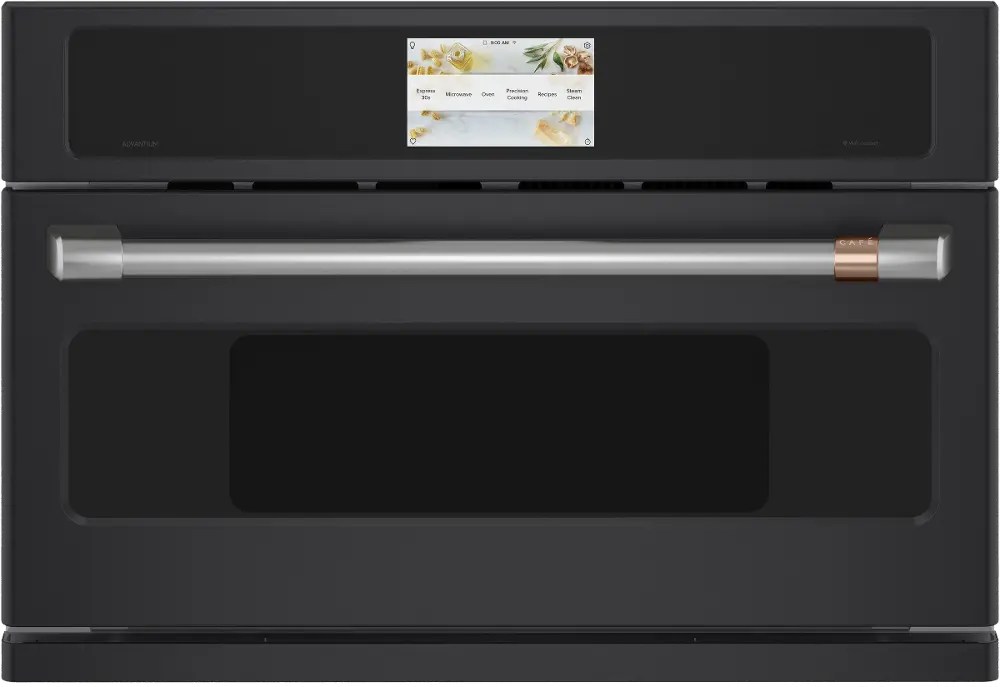 CSB913P3ND1 Cafe 1.7 cu ft 5 in 1 Single Wall Oven with 120V Advantium - Black 30 Inch-1