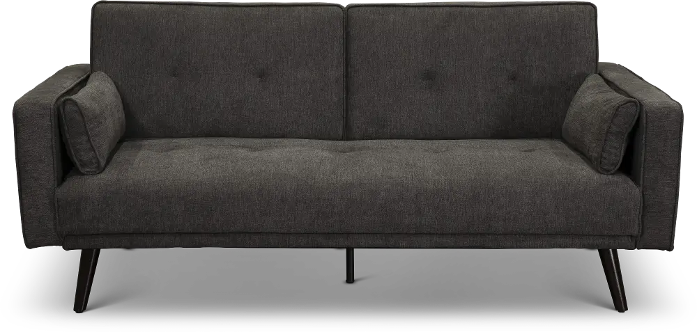 Jenna Granite Gray Convertible Sofa Bed-1