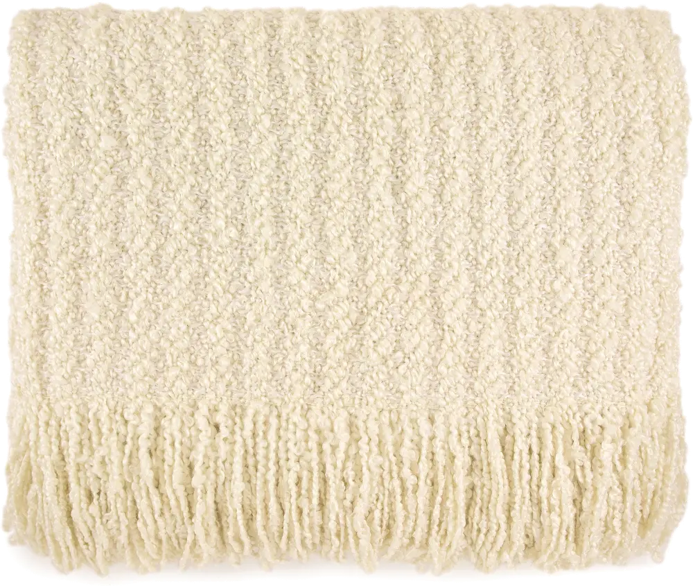 Cream Throw Blanket - Berkshire-1
